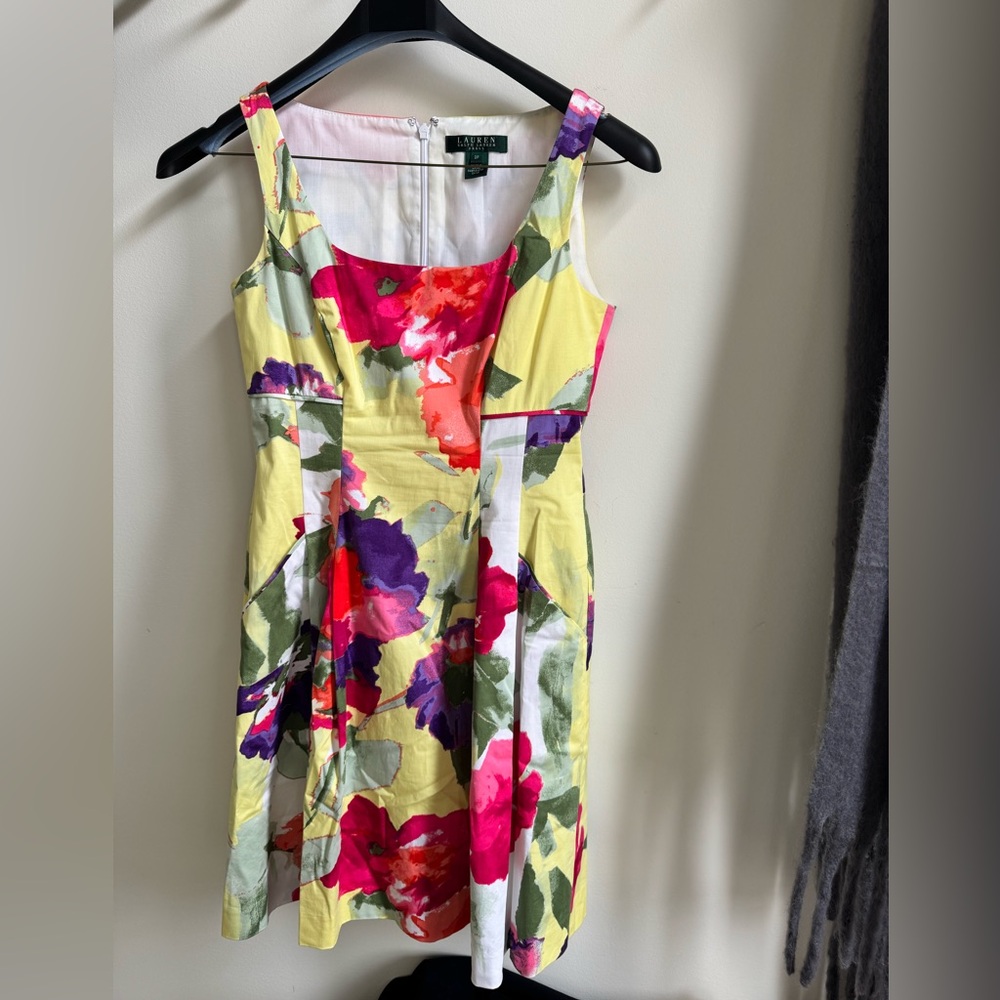 FLORAL RALPH LAUREN DRESS